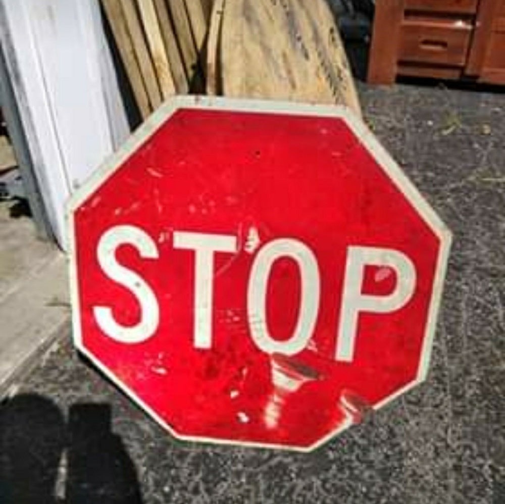 Stop sign